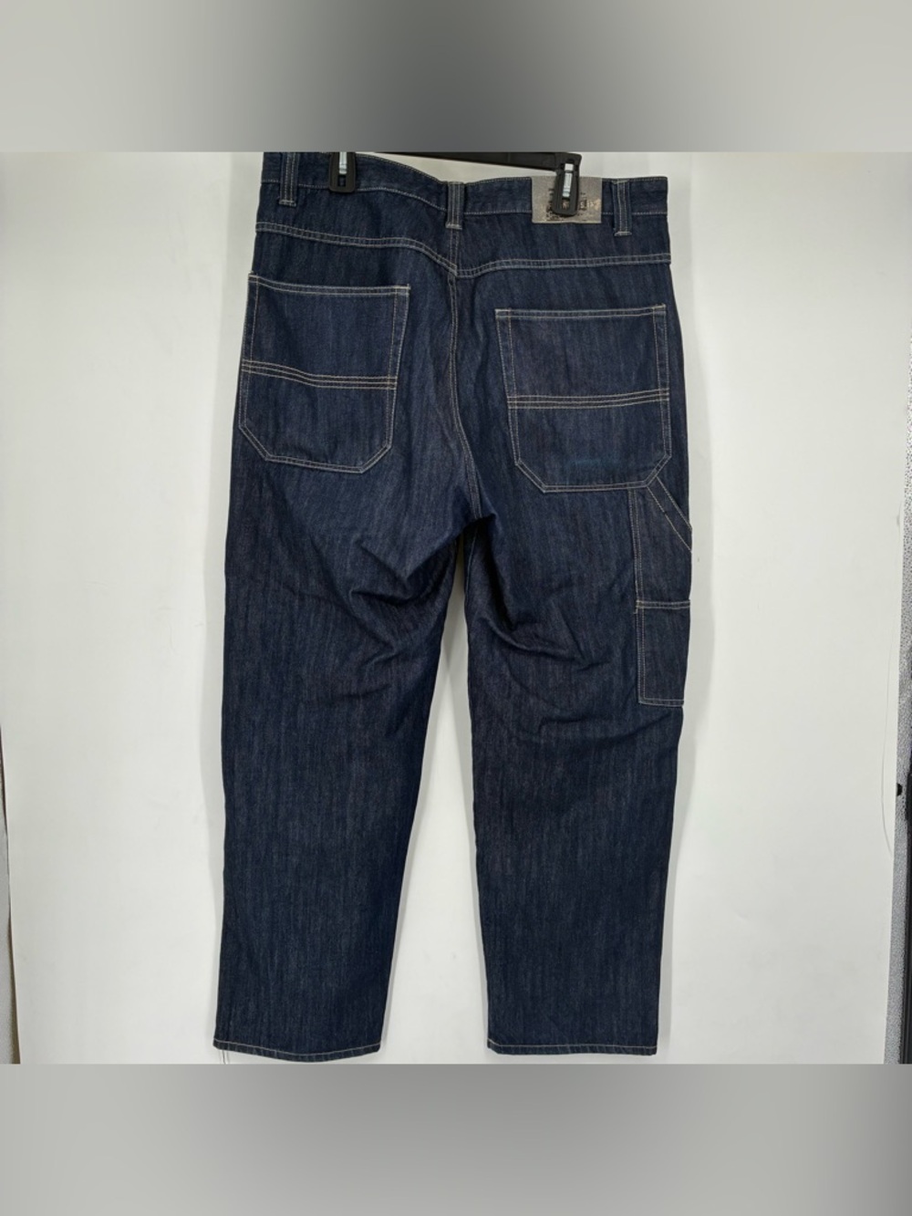 Vintage Marithe Francois Girbaud Raw Denim Jeans 40/32 Black Baggy Y2K  Cargo